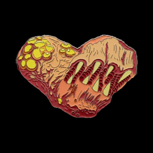 Iron Lung: Heart-Shaped Enamel Pin